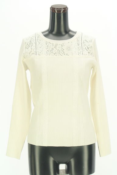 PROPORTION BODY DRESSING（プロポーションボディ ドレッシング）の古着「レース切替リブニット（ニット）」大画像１へ
