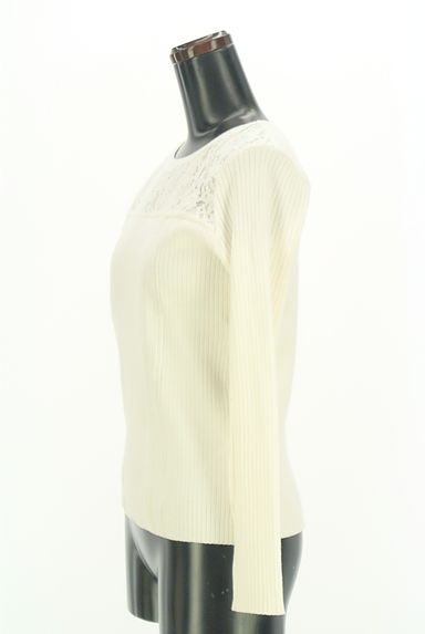 PROPORTION BODY DRESSING（プロポーションボディ ドレッシング）の古着「レース切替リブニット（ニット）」大画像３へ
