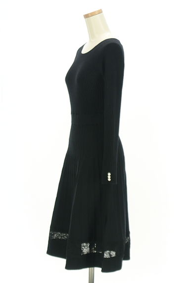 PROPORTION BODY DRESSING（プロポーションボディ ドレッシング）の古着「裾レース膝下フレアワンピース（ワンピース・チュニック）」大画像３へ