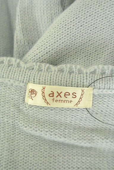 axes femme（アクシーズファム）の古着「パール付きニット（ニット）」大画像６へ