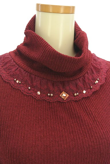 axes femme（アクシーズファム）の古着「レースハイネックニット（ニット）」大画像４へ
