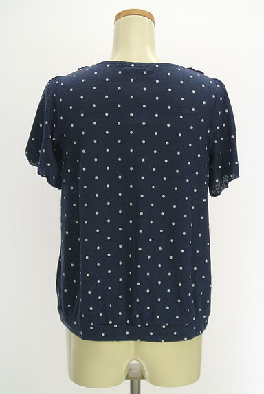 axes femme（アクシーズファム）の古着「ドット柄シフォンリボンカットソー（カットソー・プルオーバー）」大画像２へ