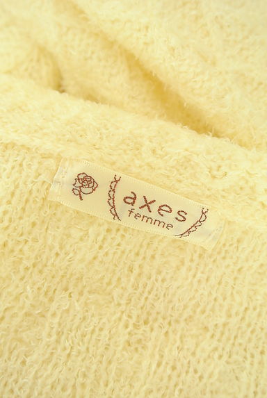 axes femme（アクシーズファム）の古着「レース付ロールカラーニット（ニット）」大画像６へ