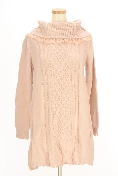 axes femme（アクシーズファム）の古着「ケーブルニットミニワンピース（ワンピース・チュニック）」大画像１へ