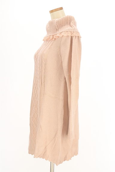 axes femme（アクシーズファム）の古着「ケーブルニットミニワンピース（ワンピース・チュニック）」大画像３へ
