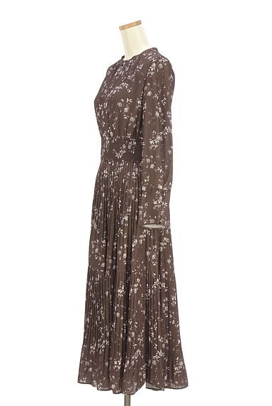 PROPORTION BODY DRESSING（プロポーションボディ ドレッシング）の古着「花柄ロングシフォンワンピース（ワンピース・チュニック）」大画像３へ