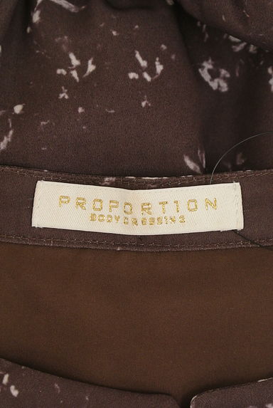 PROPORTION BODY DRESSING（プロポーションボディ ドレッシング）の古着「花柄ロングシフォンワンピース（ワンピース・チュニック）」大画像６へ