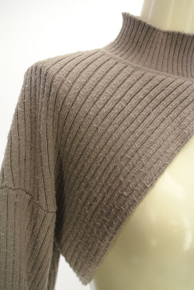 Snidel（スナイデル）の古着「モックネックショートニット（ニット）」大画像４へ