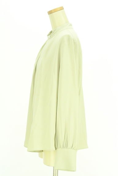 NATURAL BEAUTY BASIC（ナチュラルビューティベーシック）の古着「スタンドカラータックブラウス（カットソー・プルオーバー）」大画像３へ