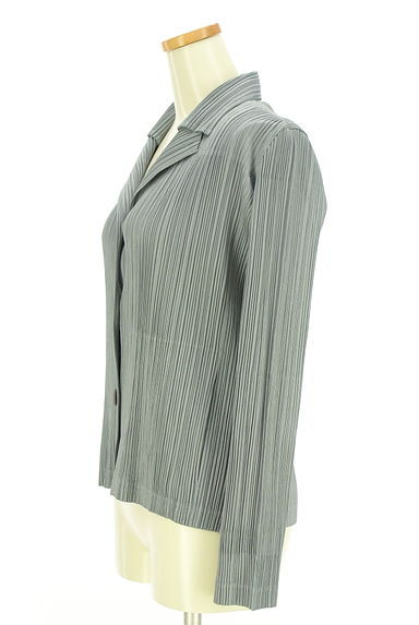 PLEATS PLEASE（プリーツプリーズ）の古着「プリーツオープンカラーブラウス（ブラウス）」大画像３へ