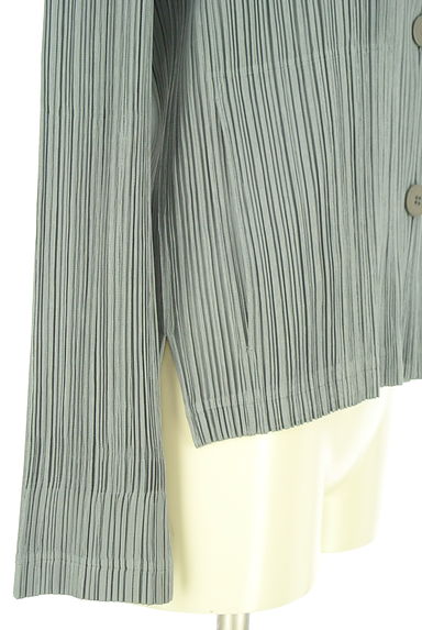PLEATS PLEASE（プリーツプリーズ）の古着「プリーツオープンカラーブラウス（ブラウス）」大画像５へ