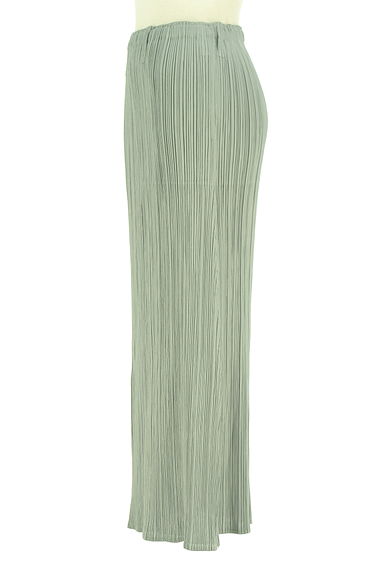 PLEATS PLEASE（プリーツプリーズ）の古着「サイドスリットプリーツスカート（ロングスカート・マキシスカート）」大画像３へ