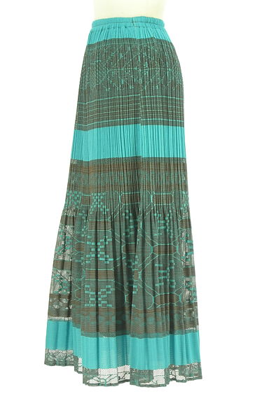 PLEATS PLEASE（プリーツプリーズ）の古着「メッシュプリーツスカート（ロングスカート・マキシスカート）」大画像３へ