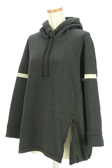 HIROKO KOSHINO（ヒロココシノ）の古着「背中切替裏ボアスウェットパーカー（スウェット・パーカー）」大画像４へ