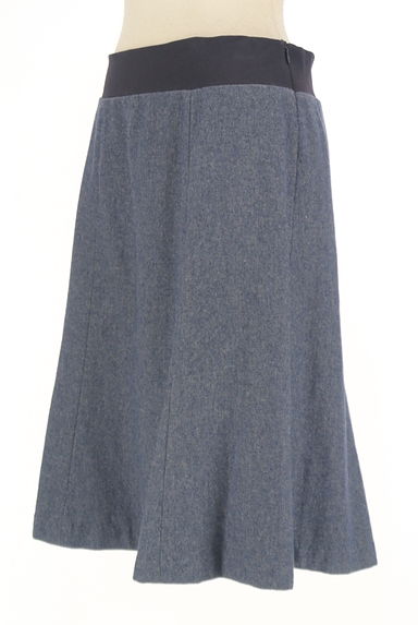 Laura Ashley（ローラアシュレイ）の古着「膝丈リブ切替ウール混スカート（スカート）」大画像３へ