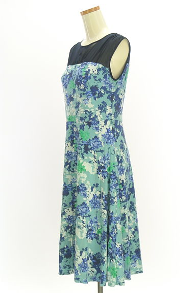Laura Ashley（ローラアシュレイ）の古着「シアー切替花柄膝下ワンピース（ワンピース・チュニック）」大画像３へ