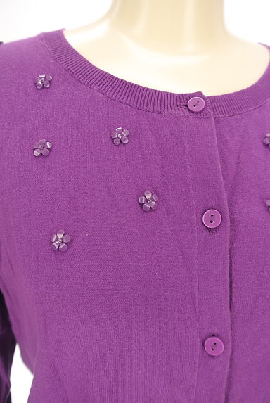 Laura Ashley（ローラアシュレイ）の古着「ミニフラワーニットカーディガン（カーディガン・ボレロ）」大画像４へ