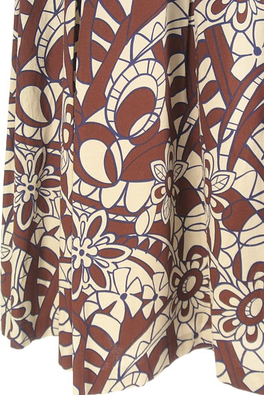 LEILIAN（レリアン）の古着「花柄膝下コットンスカート（スカート）」大画像５へ