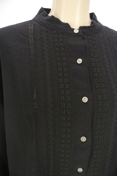 SM2（サマンサモスモス）の古着「フロント刺繍バンドカラーブラウス（ブラウス）」大画像４へ