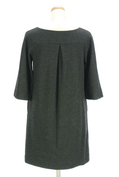 PROPORTION BODY DRESSING（プロポーションボディ ドレッシング）の古着「七分袖ウール膝上ワンピース（ワンピース・チュニック）」大画像２へ