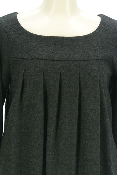 PROPORTION BODY DRESSING（プロポーションボディ ドレッシング）の古着「七分袖ウール膝上ワンピース（ワンピース・チュニック）」大画像４へ