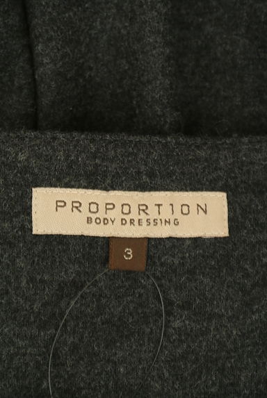 PROPORTION BODY DRESSING（プロポーションボディ ドレッシング）の古着「七分袖ウール膝上ワンピース（ワンピース・チュニック）」大画像６へ