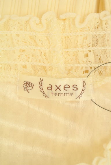 axes femme（アクシーズファム）の古着「レース切替モックネックリブカットソー（カットソー・プルオーバー）」大画像６へ