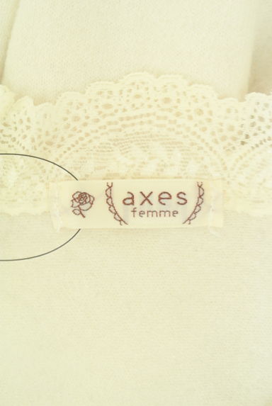 axes femme（アクシーズファム）の古着「レースVネックニット（ニット）」大画像６へ