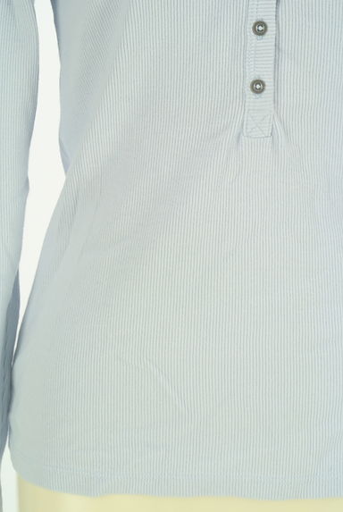 Abercrombie&Fitch（アバクロンビーアンドフィッチ）の古着「ワンポイントヘンリーネックニット（カットソー・プルオーバー）」大画像５へ
