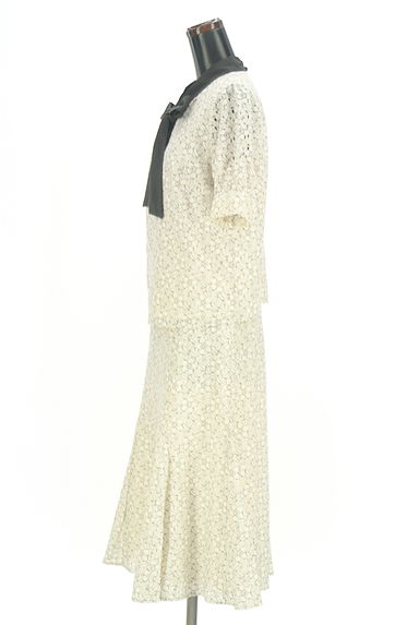 PROPORTION BODY DRESSING（プロポーションボディ ドレッシング）の古着「総レースカットソー＋ミモレスカート（セットアップ（ジャケット＋スカート））」大画像３へ