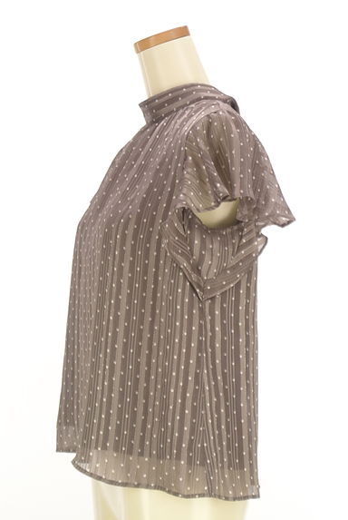 PROPORTION BODY DRESSING（プロポーションボディ ドレッシング）の古着「バックリボンドットシフォンカットソー（カットソー・プルオーバー）」大画像３へ