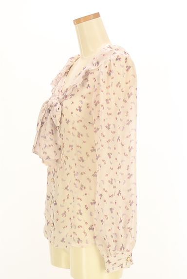 dazzlin（ダズリン）の古着「花柄フリルシフォンブラウス（ブラウス）」大画像３へ