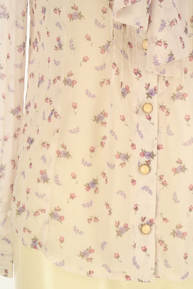 dazzlin（ダズリン）の古着「花柄フリルシフォンブラウス（ブラウス）」大画像５へ