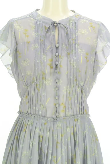 REDYAZEL（レディアゼル）の古着「花柄シフォンロングワンピース（ワンピース・チュニック）」大画像４へ