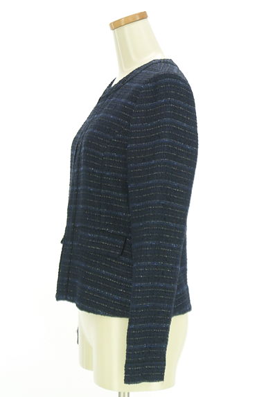 LAUTREAMONT（ロートレアモン）の古着「ノーカラーツイードジャケット（ジャケット）」大画像３へ