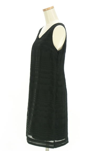 PROPORTION BODY DRESSING（プロポーションボディ ドレッシング）の古着「シアーマルチボーダー膝上ワンピース（ワンピース・チュニック）」大画像３へ