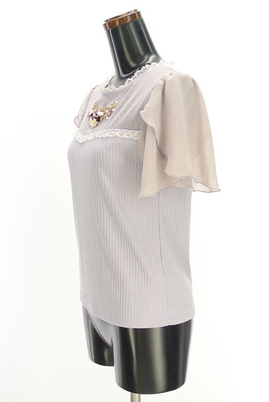 axes femme（アクシーズファム）の古着「シフォン袖リブニット（ニット）」大画像３へ