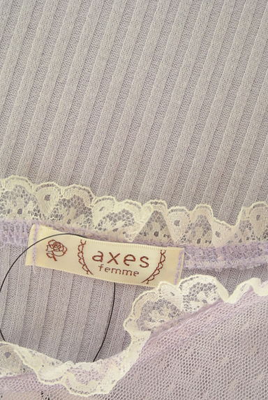 axes femme（アクシーズファム）の古着「シフォン袖リブニット（ニット）」大画像６へ