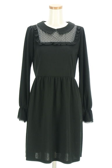 axes femme（アクシーズファム）の古着「axes femme POETIQUE チュール切替ワンピース（ワンピース・チュニック）」大画像１へ