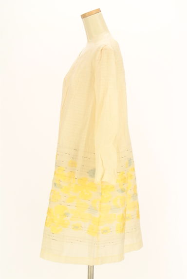 TABASA（タバサ）の古着「花柄シアーワンピース（ワンピース・チュニック）」大画像３へ