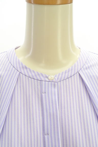 MACKINTOSH PHILOSOPHY（マッキントッシュ フィロソフィー）の古着「ストライプ柄膝下ワンピース（ワンピース・チュニック）」大画像４へ