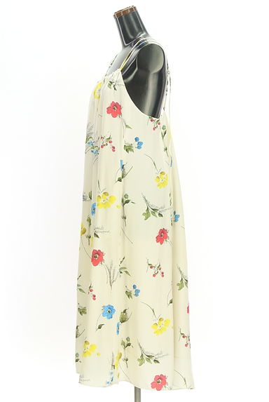 MACKINTOSH PHILOSOPHY（マッキントッシュ フィロソフィー）の古着「花柄ボリュームロングキャミワンピ（キャミワンピース）」大画像３へ