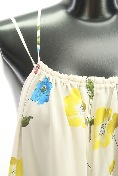 MACKINTOSH PHILOSOPHY（マッキントッシュ フィロソフィー）の古着「花柄ボリュームロングキャミワンピ（キャミワンピース）」大画像４へ