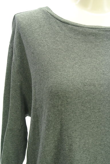 Spick and Span（スピック＆スパン）の古着「オーバーサイズ無地ロンT（Ｔシャツ）」大画像４へ