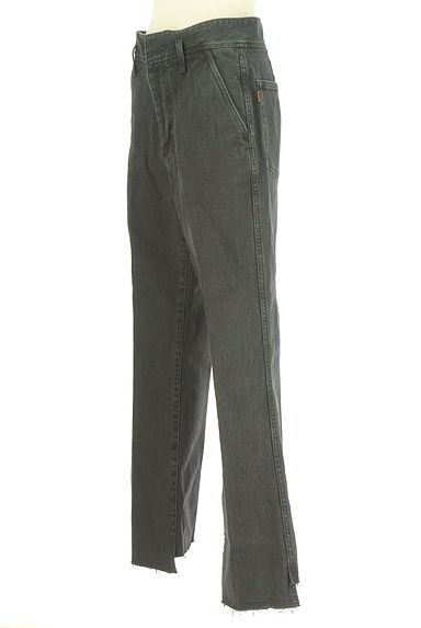 Spick and Span（スピック＆スパン）の古着「51/2 センタープレスブラックデニム（デニムパンツ）」大画像３へ