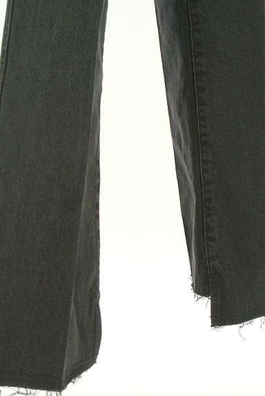 Spick and Span（スピック＆スパン）の古着「51/2 センタープレスブラックデニム（デニムパンツ）」大画像５へ