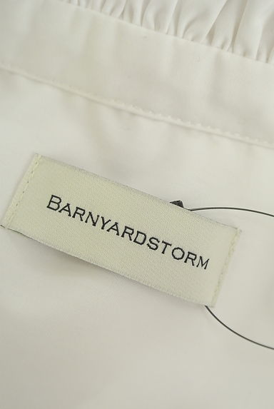 BARNYARDSTORM（バンヤードストーム）の古着「フリル衿白ブラウス（ブラウス）」大画像６へ