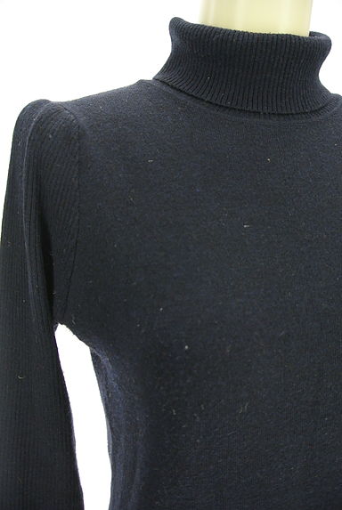 NATURAL BEAUTY BASIC（ナチュラルビューティベーシック）の古着「リブ切替タートルネックニット（ニット）」大画像４へ