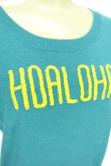 BEAMS Women's（ビームス　ウーマン）の古着「ロゴ刺繍パフスリニット（ニット）」大画像４へ