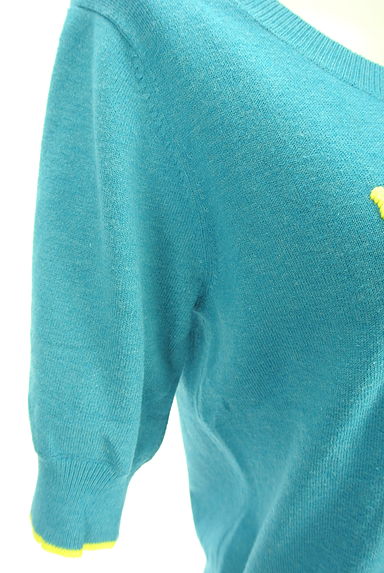 BEAMS Women's（ビームス　ウーマン）の古着「ロゴ刺繍パフスリニット（ニット）」大画像５へ